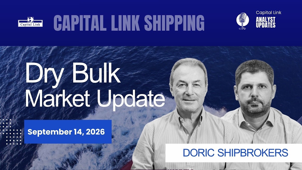 Dry Bulk Market Update with Doric Shipbrokers - September 2026
