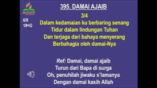 Lagu Sion No. 395 -  DAMAI AJAIB