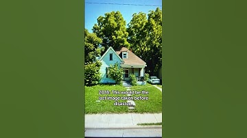 Tragic Abandoned Family Home Captured on Google Maps 😨 #abandoned #googlemaps #sad