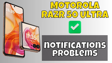 Motorola Razr 50 Ultra Notification Not Showing Problem || How to solve the notifications problems