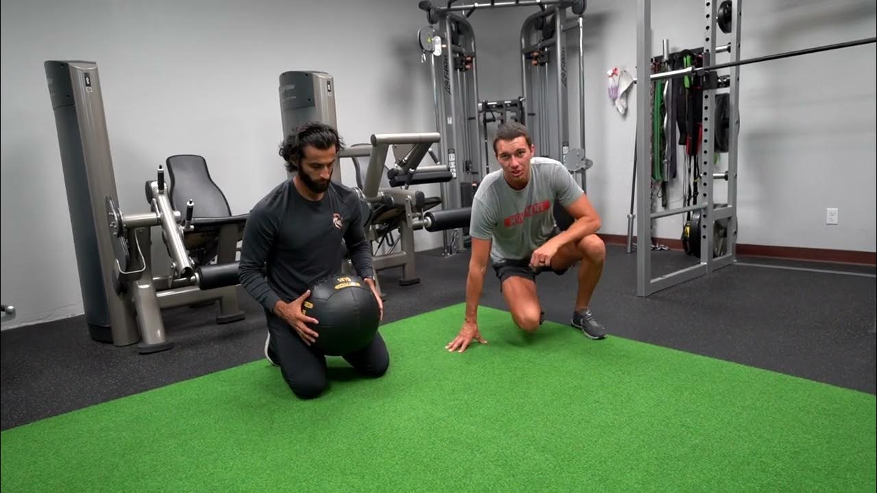 Kneeling Med Ball Chest Throw Test YouTube