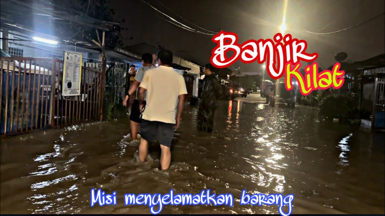 Tergempar!!!! Banjir kilat melanda Kawasan rumah Abun Bilun