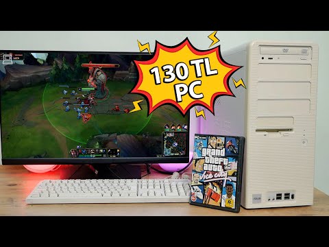 130 TL'ye Lol ve GTA Açan Bilgisayar Aldım! Seçmeden 2.El Windows XP RETRO PC (#Rastgele 2)