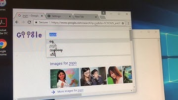 How to change font on google chrome and microsoft(Myanmar font, zawgyi)