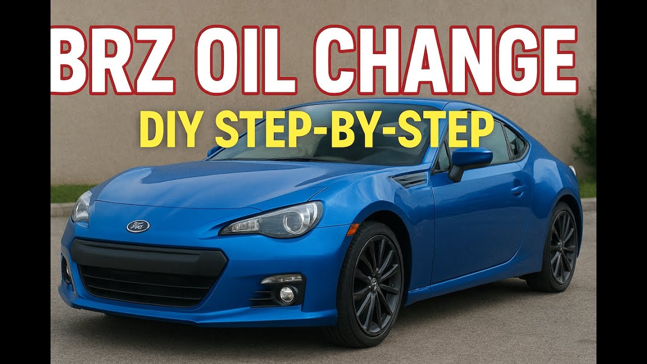 Subaru BRZ Oil Change DIY – Save Money & Do It Yourself!