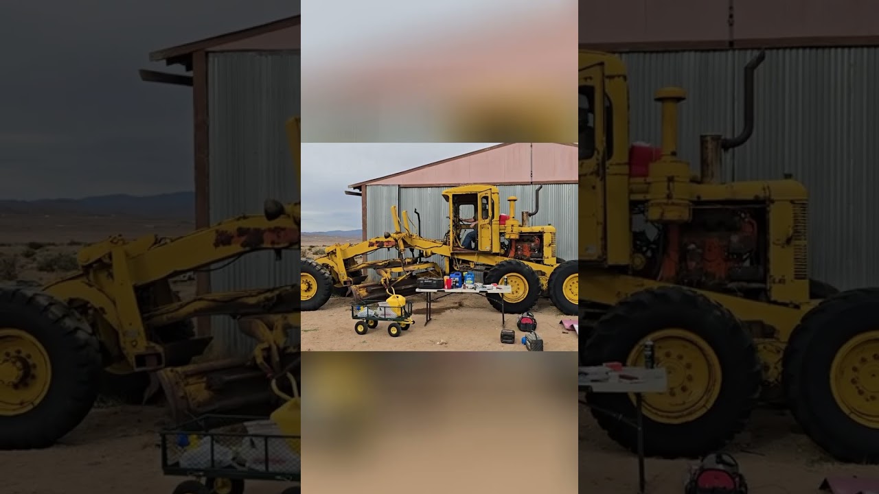Ancient Grader Moves for First Time in YEARS #shorts