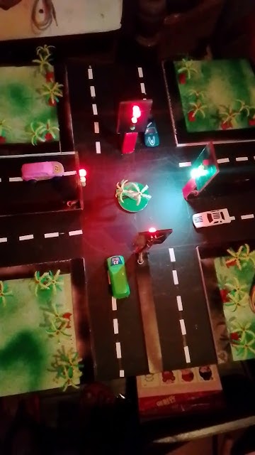 # four way traffic light control system project - YouTube