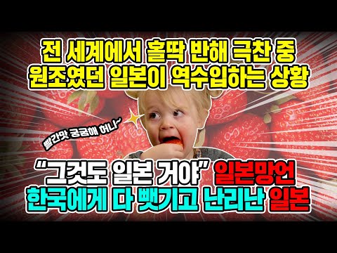 전 세계에서 홀딱 반해 극찬 중원조였던 일본이 역수입하는 상황 “그것도 일본 거야” <strong>일본망언</strong> 한국에게 다 뺏기고 난리난 일본