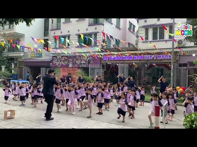 🎉️🎉 Đồng Diễn Bài Nhảy "Việt Nam Ơi" | Trường Mầm Non Kid's Moon