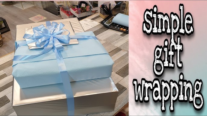 DIY/ RIBBON / WEDDING GIFT WRAP 