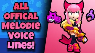 Melodie Voice Lines | Brawl Stars screenshot 5