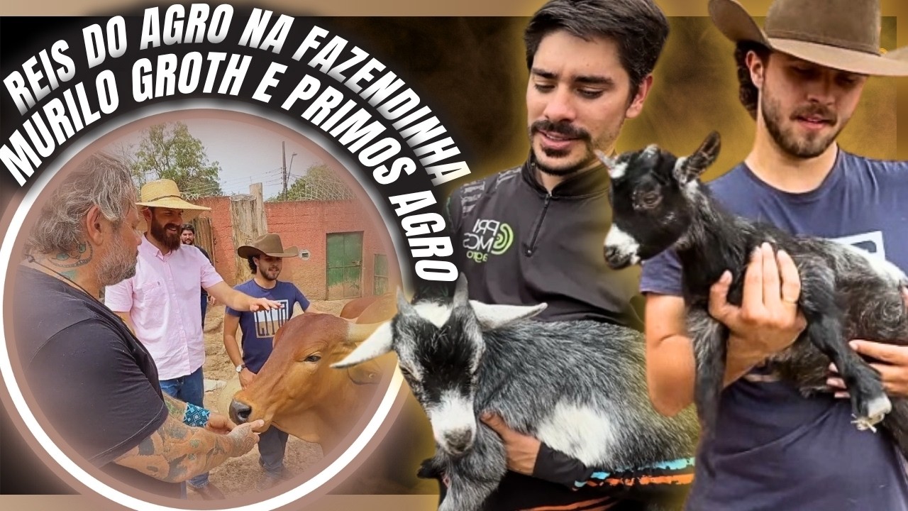 🌾 MURILO GROTH E OS PRIMOS AGRO viveram um dia selvagem na Casa dos Bichos! 🐾