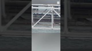 #瀬戸大橋 で #快速 が6時間 #立ち往生　架線断線　別の列車で150人 #救出  #shorts  #毎日新聞