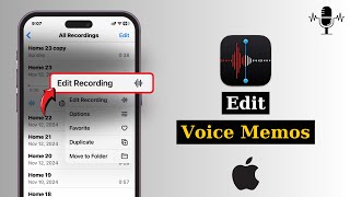 How To Edit Voice Memos on iPhone | Edit Voice Recordings on iPhone | Voice Memos Tutorial