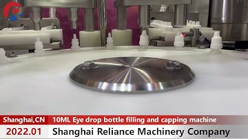 Monoblock Automatic Servo 1ML-10ML Sterile Eye drop filling and capping machine #RelianceMachinery