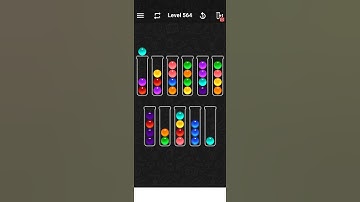 Level 564 of Ball Sort Color water Puzzle