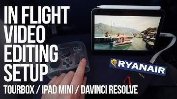 Can You Edit a Video on a Plane? TourBox Elite Plus + iPad Mini Test
