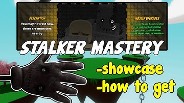 HOW TO GET THE STALKER MASTERY IN SLAP BATTLES + SHOWCASE