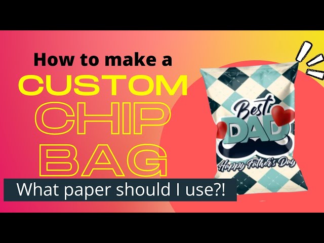 How to make a custom chip bag in 5 steps! – Adriana's Paper Crafts