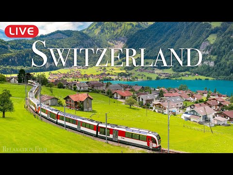 🔴 Beautiful Relaxing Music “Dreams of Switzerland” Peaceful Music for Studying, Spa, Coffee, Work
