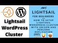How To: Setup WordPress Cluster on LightSail using Percona and Unison