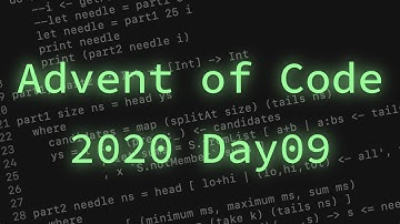 Day 09: Encoding Error — Advent of Code 2020