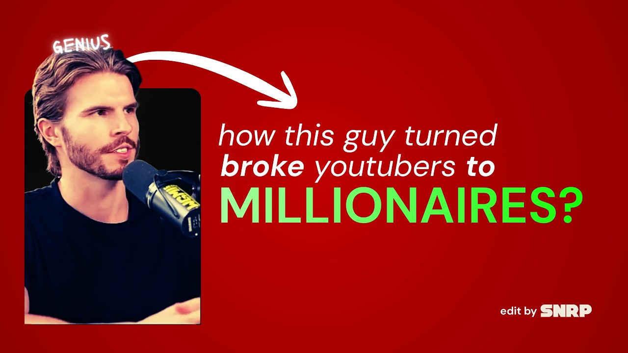 the person behind now RICH youtuber's success