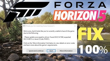 Fix - Fix Problem CODE:FH301 - FORZA HORIZON 5 Gameplay