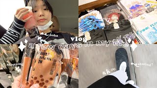 ☆ a few days in my life vlog— skating, going out, boba, + my skincare routine w/ AXIS-Y ! ☆