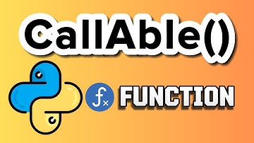 CallAble Function - Python Built-in Functions Tutorial 8