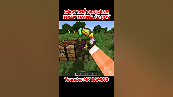 Hướng dẫn chế tạo cánh cứng trong minecraft