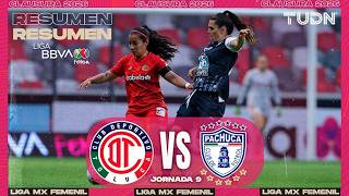 HIGHLIGHTS - Toluca vs Pachuca | Liga MX Femenil - Jornada 9 Clausura 2026 | TUDN