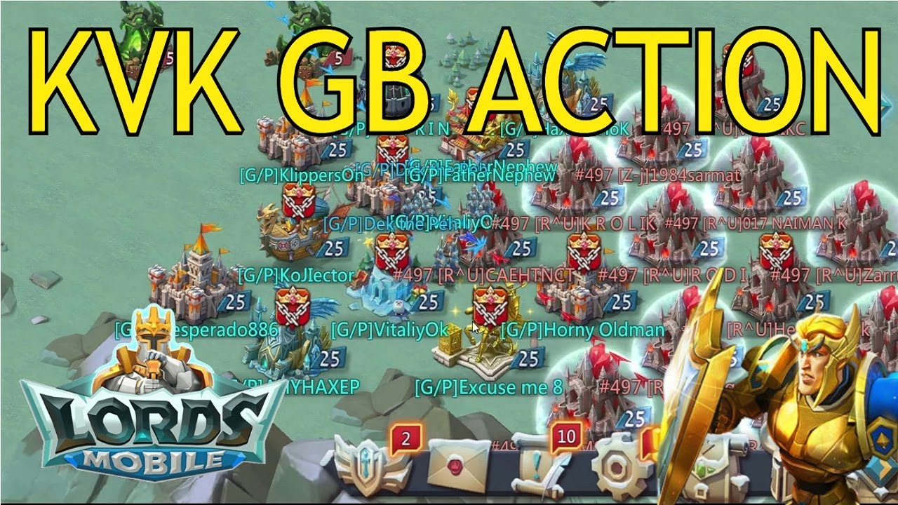 Lords Mobile KVK | Low might rally lead big hits | GB action - YouTube