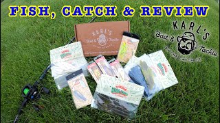 Fishing with Karl's Amazing Baits ONLY -  Bank Fishing for BASS (Fish, Catch, & Review)