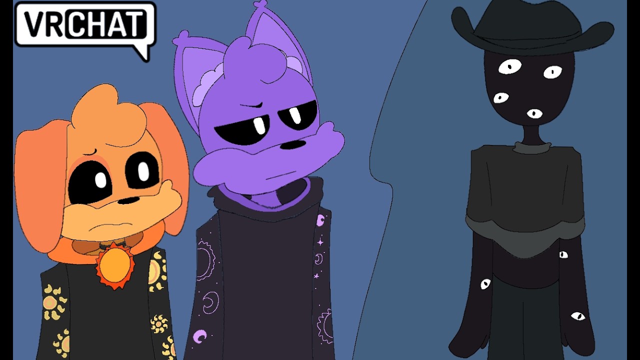 Catnap and Dogday have a stalker!? || prologue part 1||  vrchat Rp