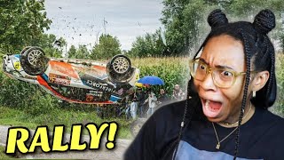 AMERICAN REACTS TO BEST RALLY RACING MOMENTS!  (CRASHES, JUMPS, & MORE!)