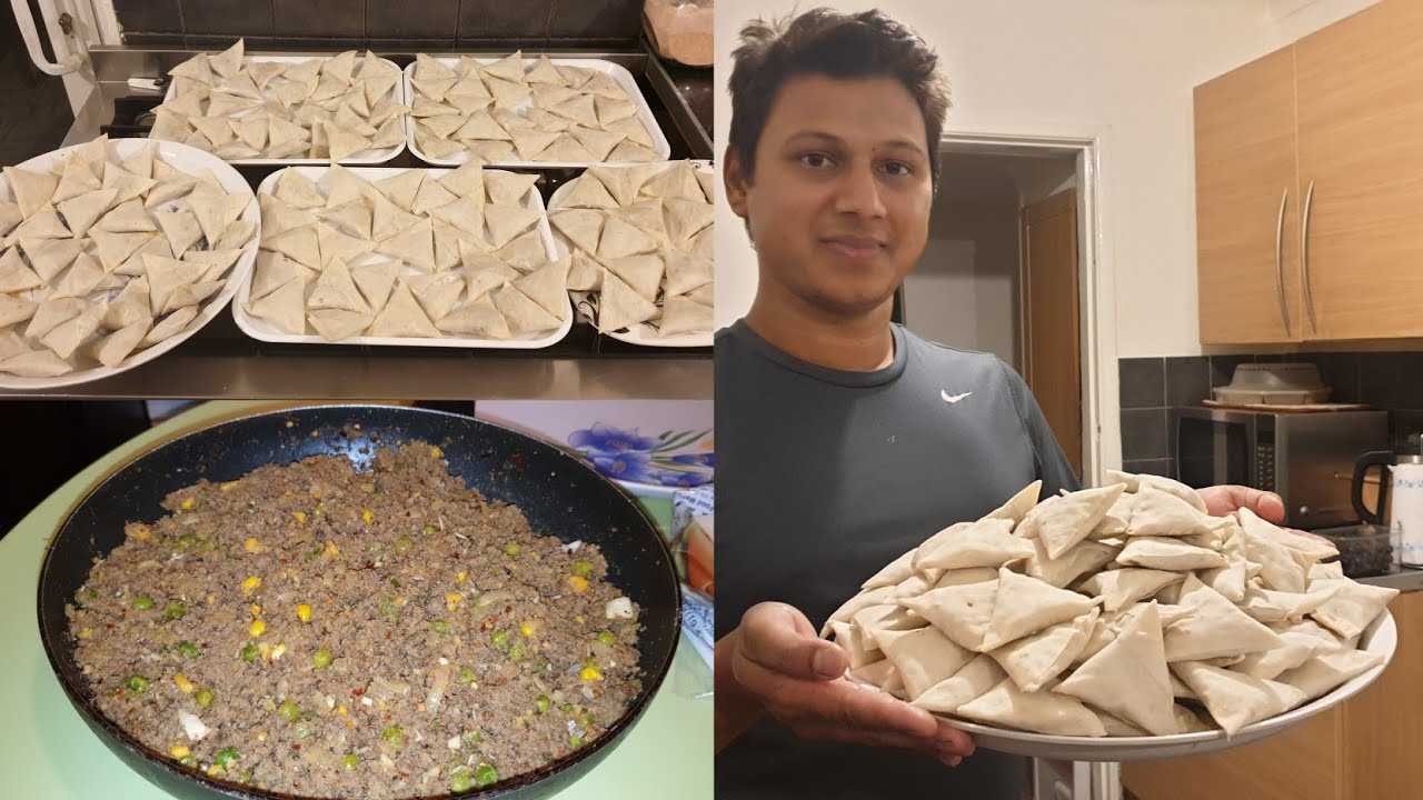 How To Make Meat Samosa - YouTube