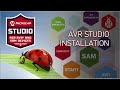 Avr studio installation in windows pc  atmel studio  microchip studio  ide  complete process