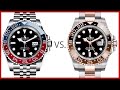 ▶ Rolex GMT-Master II “Pepsi” vs. Rolex GMT-Master II "Root Beer" - COMPARISON 126710 VS 126711CHNR