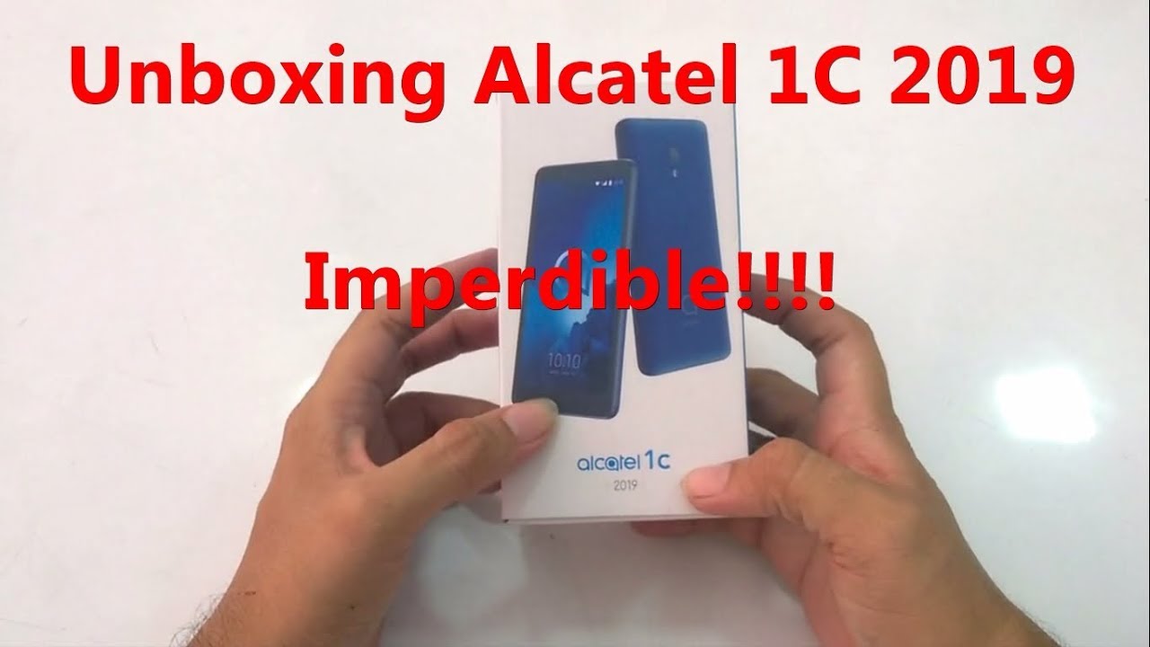 Unboxing Alcatel 1C 2019 Primeras impresiones Español rendimiento Increibe!!!!