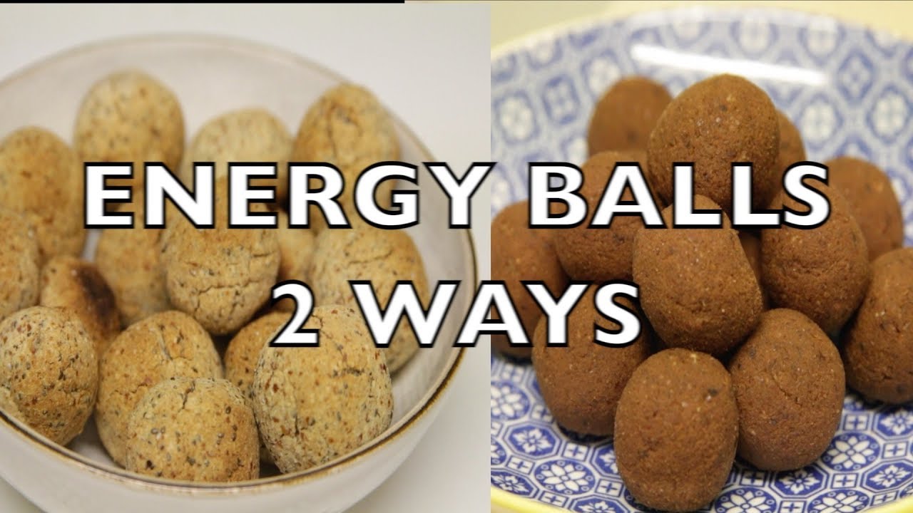 ALMOND PULP RECIPES Energy Balls 2 ways YouTube