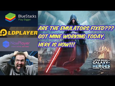 SWGOH Emulator issues!!! Today's update made it worse, but I found a simple fix, running fast again!