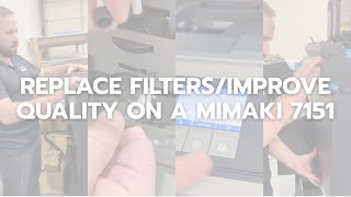 💧 Mimaki 7151 Filter Replacement | Fix Supply & Overflow Issues