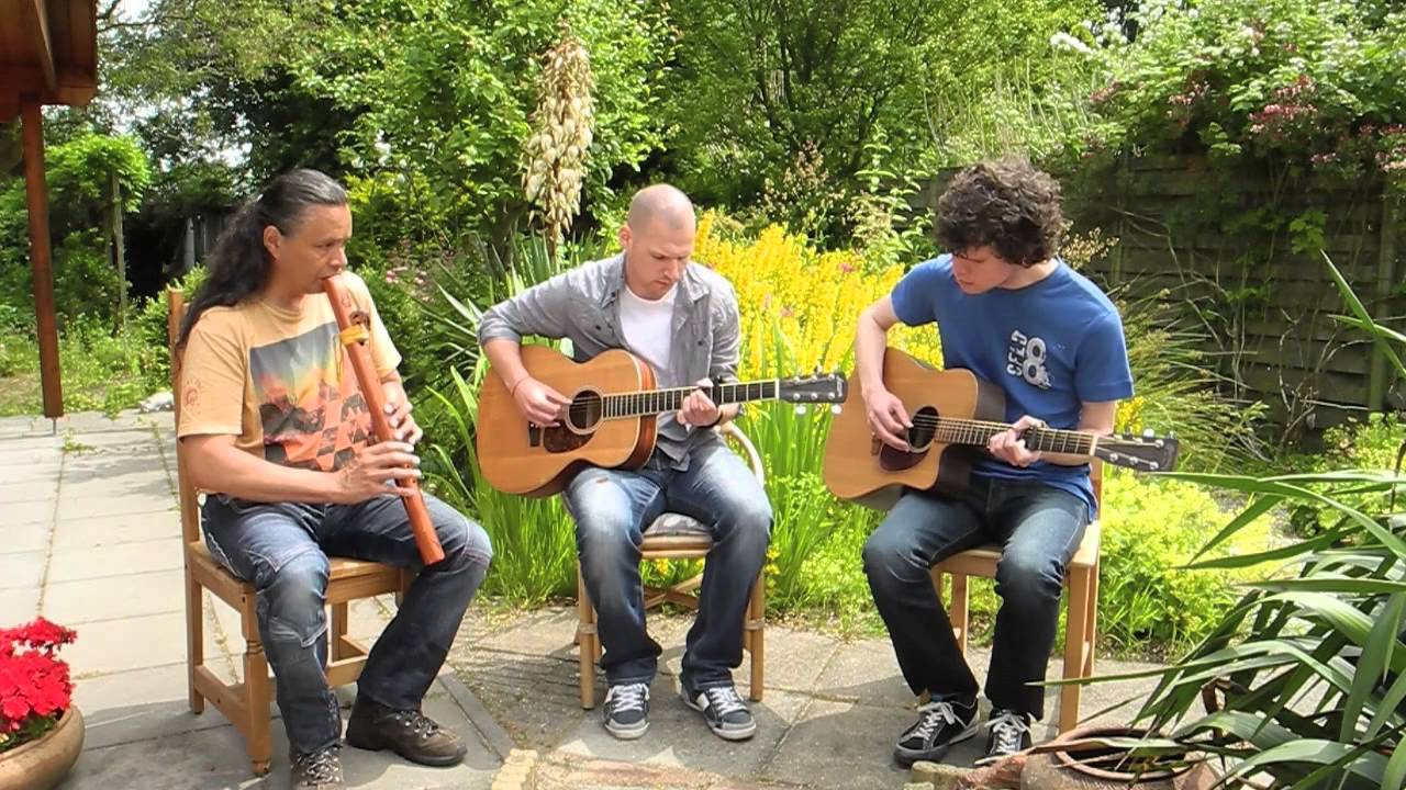 Indianen fluiten en Gitaren