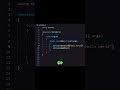 How to print "Hello World" in different languages.  #coding #programming #code #python