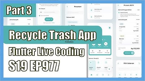 [Flutter] Flutter Live Coding EP977 (Recycle Trash App Part 3) | Riverpod