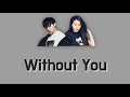 【G-DRAGON (BIGBANG) feat. ROSÉ (BLACKPINK)  Without You】カナルビ / 日本語字幕 / 歌詞 / 和訳