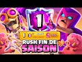 Gros rush fin de saison pour le top 10sur clash royale 