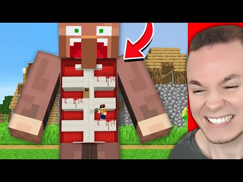 Видео: WIR BETRETEN alle MINECRAFT MOBS & BLÖCKE!