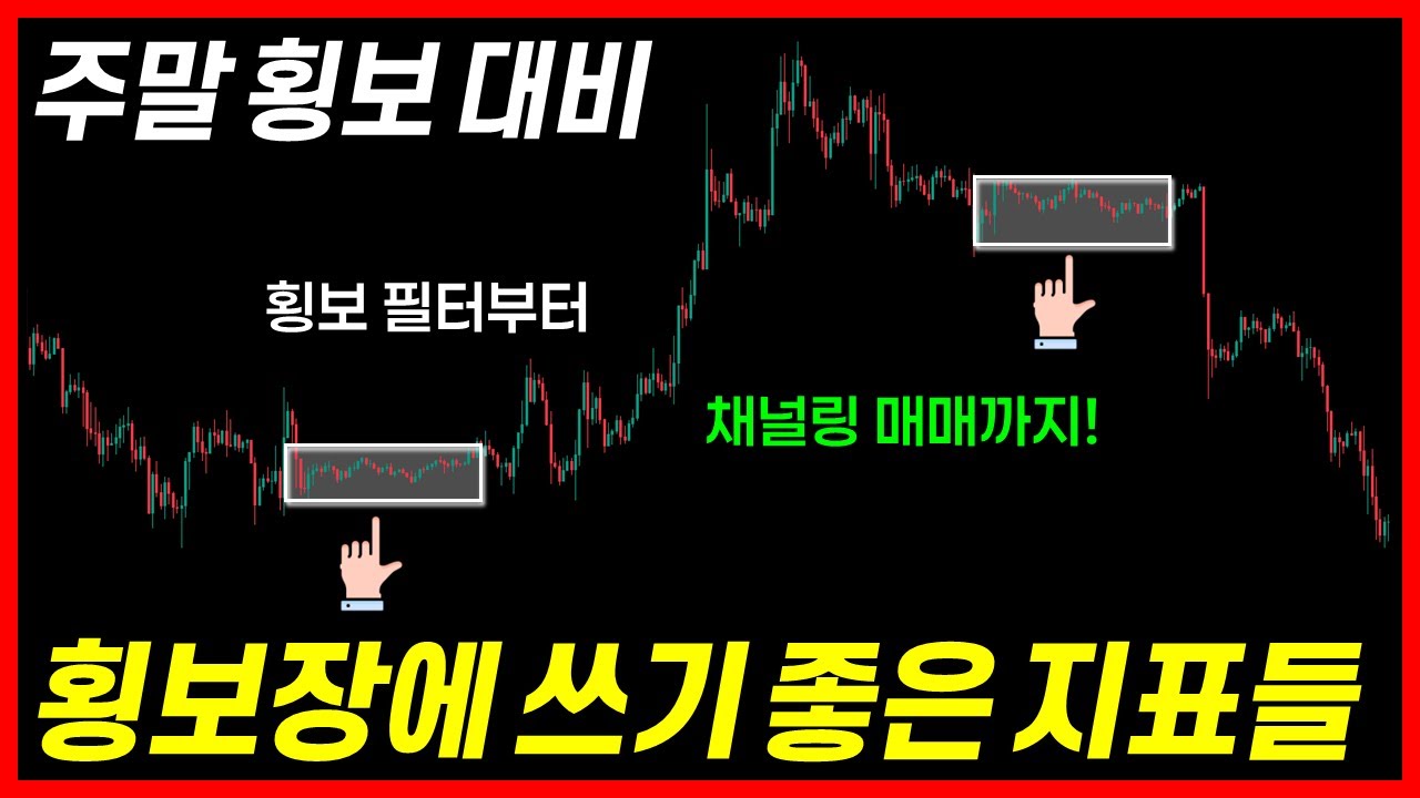 주말 횡보 대비｜실제로 써먹는 횡보 필터 & 채널링 매매! 트레이딩뷰 지표 정리